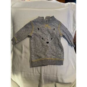 René Rofé Baby Gray Sweater Animal Design 6-9 Months Unisex